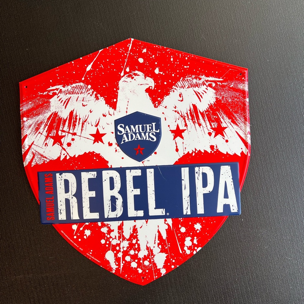 Sam Adams Rebel IPA Beer Sign